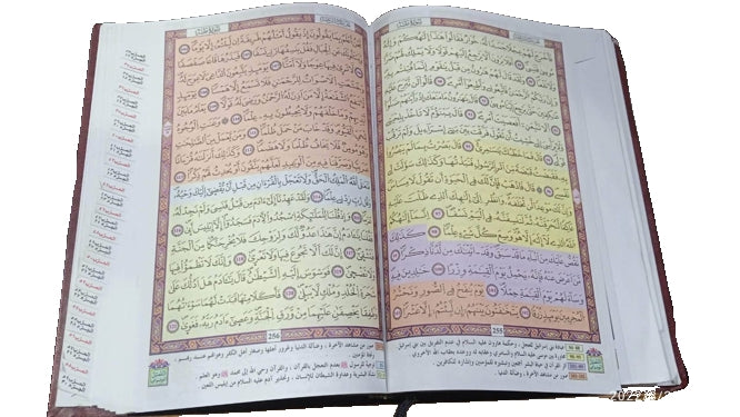 مصحف برواية ورش ملون /التفصيل الموضوعي